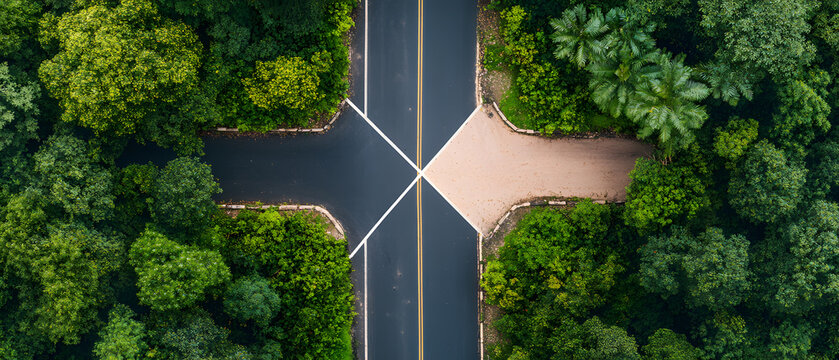 A road of travel through unique landscapes. Landmarks by road by car through nature and a passion for traveling around the world