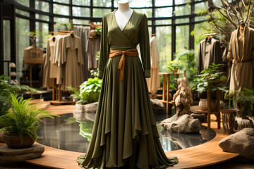 Naklejka premium women's clothing store. 