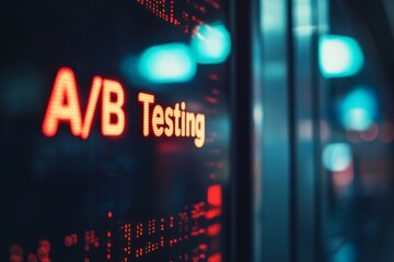 A/B Testing Results Display - Night Time Business Data