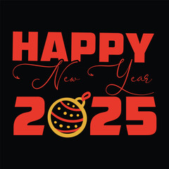 Happy New Year 2025 SVG Design Happy New Year SVG Design

