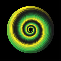 Abstract background with gradient swirl