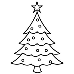 Christmas Tree Vector Art