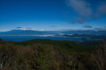 だるま山高原から見た富士山