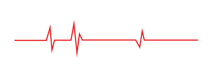 heart rhythm set , Electrocardiogram, ECG - EKG signal, Heart Beat pulse line icon concept design element , Concept of sport. Signs of rhythm, healthy life unhealthy ecg.