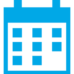 Calendar single vector line icon