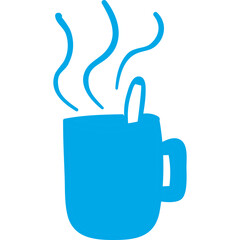 Tea single vector line icon