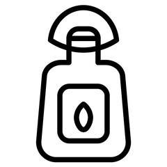 Drink Bottle Gym Line Icon