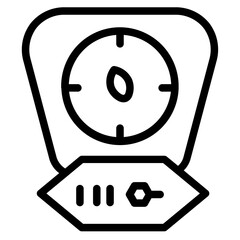 Cooking Egg Timer Line Icon