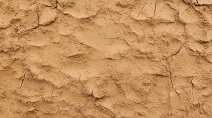 Fototapeta premium Textured Brown Earth Surface Revealing Cracks and Differences in Terrain, Ideal for Natural Backgrounds, Adobe, and Earthy Color Themes in Various Projects