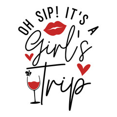 Girls Trip 2025 Design, Summer Vacation T Shirt Designs, Summer Illustration, Typography