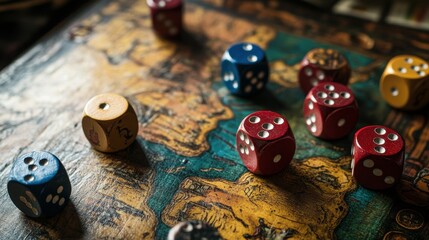 Used in board games to determine random outcomes.