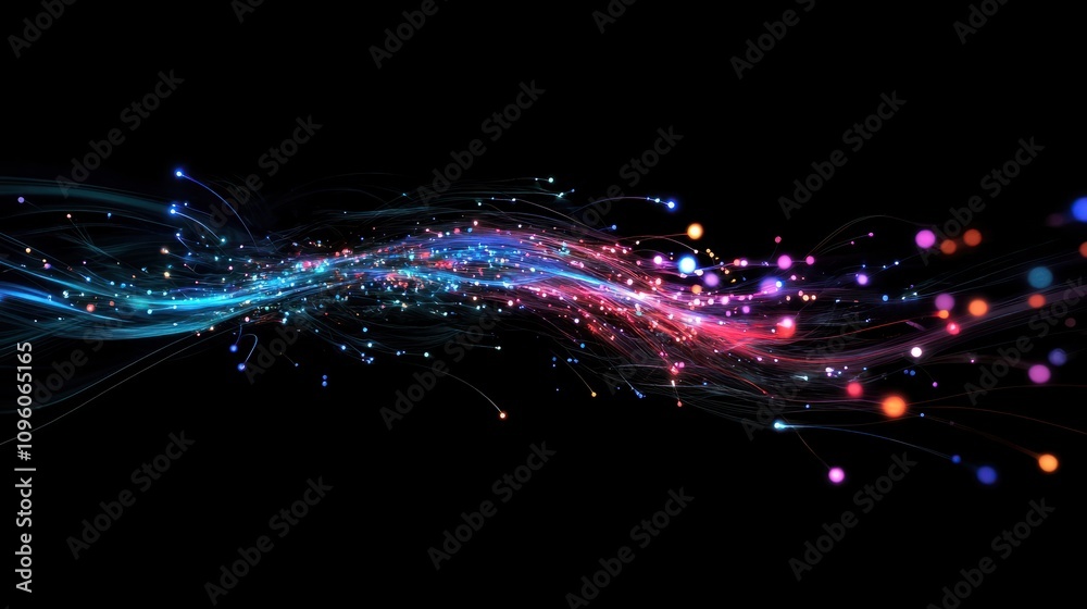 Poster internet network connection and big data concept.global network connection. internet communication, 