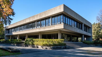 Fototapeta premium Modernist Office Building from the 1960s