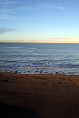 Coastal path between Arbroath and Carnoustie - Angus - Scotland - UK
