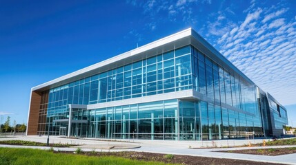 Obraz premium Low Angle View of Modern Building Architecture