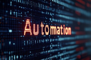 Obraz premium Dynamic Automation Display