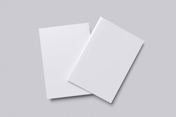 A4 Blank Magazine Mockup