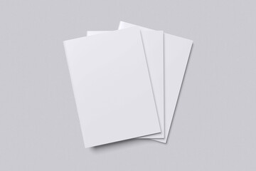 A4 Blank Magazine Mockup