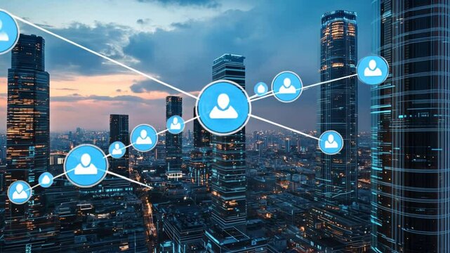 A glimpse into the future with cutting-edge technology transforming cities and daily life.