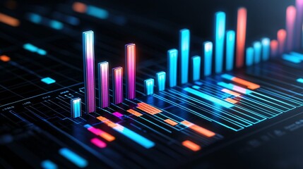 An investment portfolio analysis focused on renewable energy stocks, detailed charts showcasing growth in solar, wind, and hydro sectors, editorial magazine style