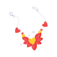 Get this creative icon of necklace in modern style