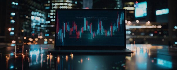 Fototapeta premium Financial advisors highlighting dividends from energy investments, blend of traditional and renewable stock gains, sharp visuals