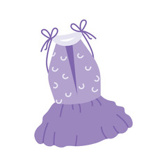 Creatively designed icon of halter neck dress, ready to use vector