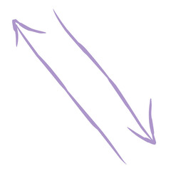 Handdrawn Arrow Scribble