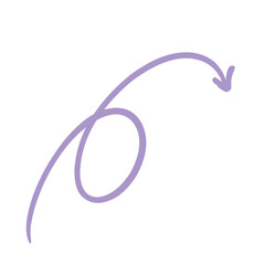 Handdrawn Arrow Scribble