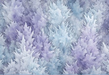Frosted ice grunge design with a mix of lavender and pale blue emphasizing jagged edges, AI Generated
