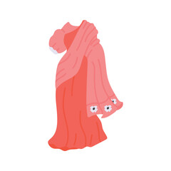 Visually appealing icon of saree in trendy style