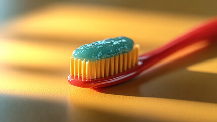 Toothbrush with Toothpaste