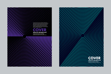 Vector abstract background featuring a dynamic circle lines pattern on dark background. It feels like a propeller is spinning at high speed. for cover, digital art, posters, annual report.