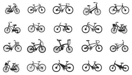 Bicycle Transport Icon. Black simple thin line icon vector illustration.
