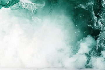 Green Fog Background