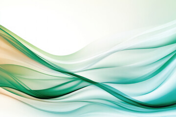 Obraz premium Green Swirl Background