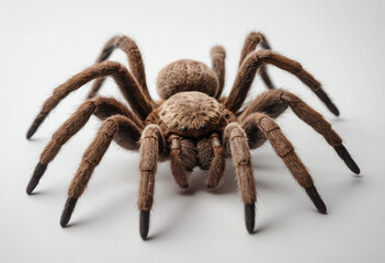  Emotions visualized as abstract Tarantula,  flat white background, no shadows, ultra detailed, in documentary photography 