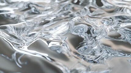 Detailed 3D water droplet texture, flowing down with a wet and moist appearance on glass