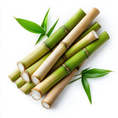 Fototapeta premium Sugarcane Isolated