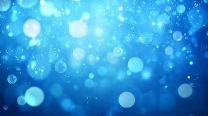 Obraz premium Abstract Blue Bokeh Background