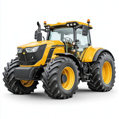 Obraz premium Farmer Tractor Isolated