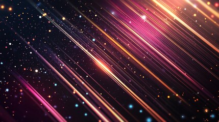 Abstract Glowing Lines Background Design