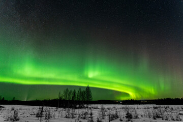 Nordlicht über Schweden