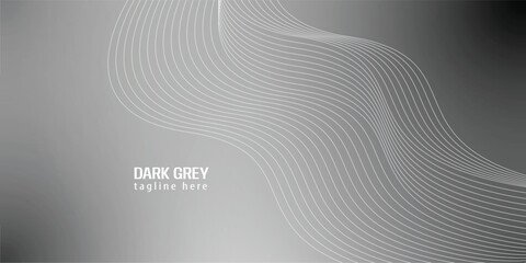 Dark grey line background, abstract background, 3D wallpaper, flower pattern, abstract designs and shapes