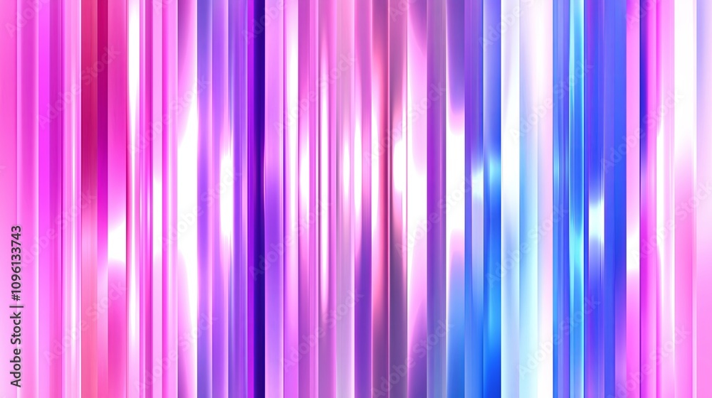 Poster gradient lines creating a modern illusion of depth, in shades of purple and blue.