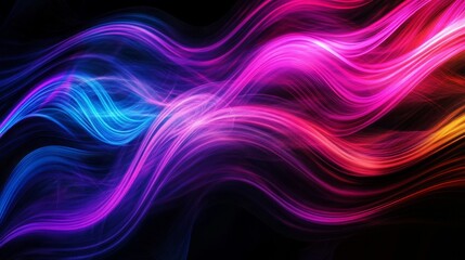 Naklejka premium Abstract Colorful Wave Design