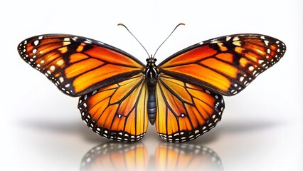 Fototapeta premium Monarch Butterfly Wings - Underside & Reverse - Colorful Landscape
