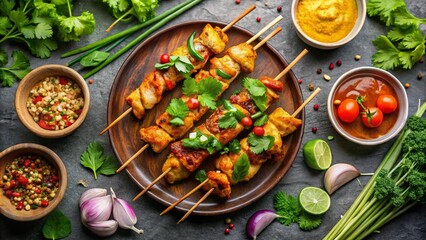 grilled vegetables on a grill