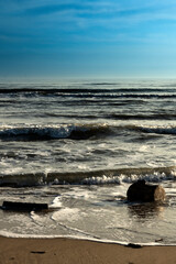 plage de Pi&eacute;manson au bord de la mer M&eacute;diterran&eacute;e