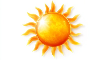 Vibrant Sun Graphic Design